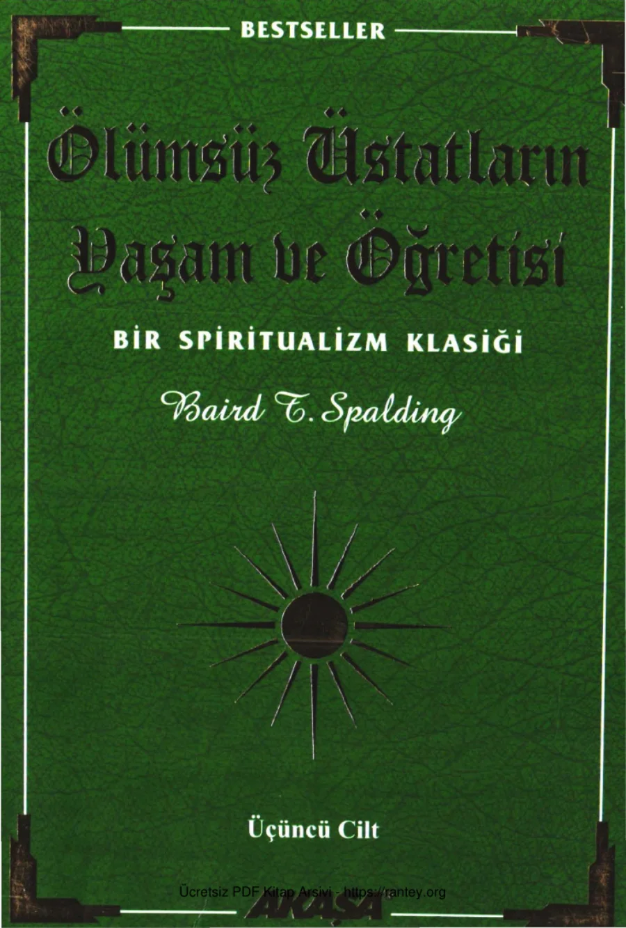Ölümsüz Üstatların Yaşam ve Öğretisi 3 Cilt kapak görseli