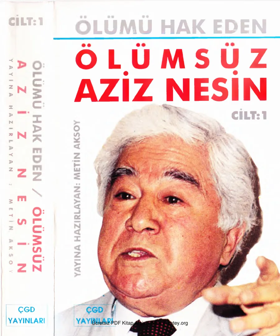 Ölümü Hak Eden Ölümsüz Aziz Nesin Cilt 1 kapak görseli