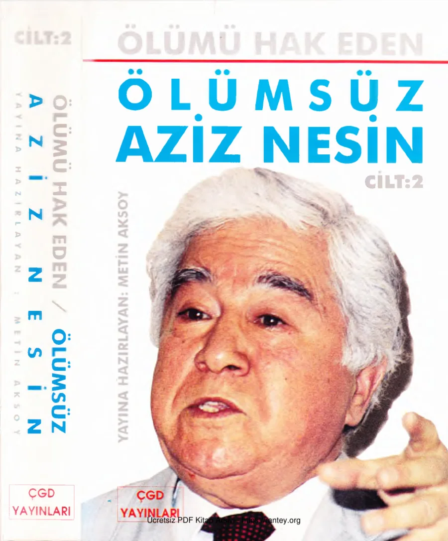 Ölümü Hak Eden Ölümsüz Aziz Nesin Cilt 2 kapak görseli