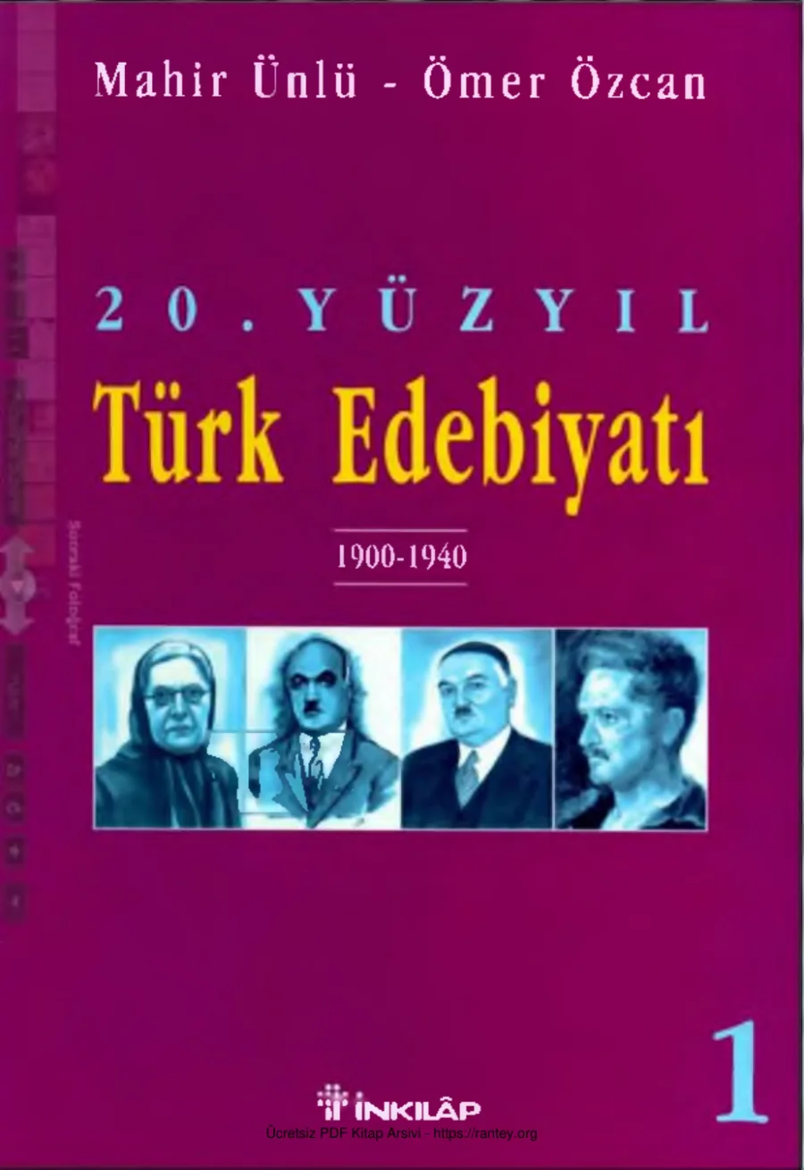 Ömer Özcan 20 Yüzyıl Türk Edebiyatı kapak görseli