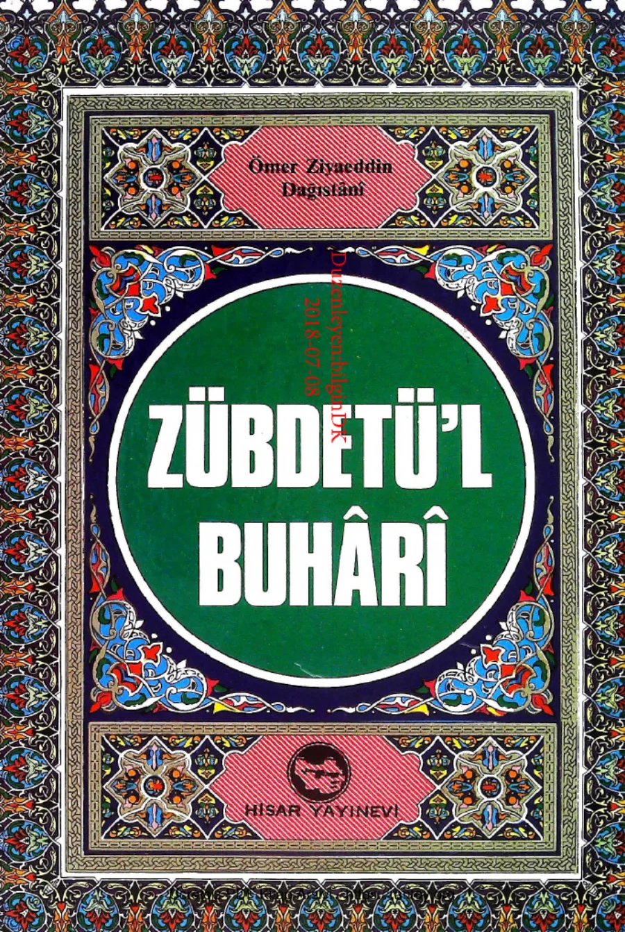 Omer Ziyaeddin Dagistani Zubdetul kapak görseli