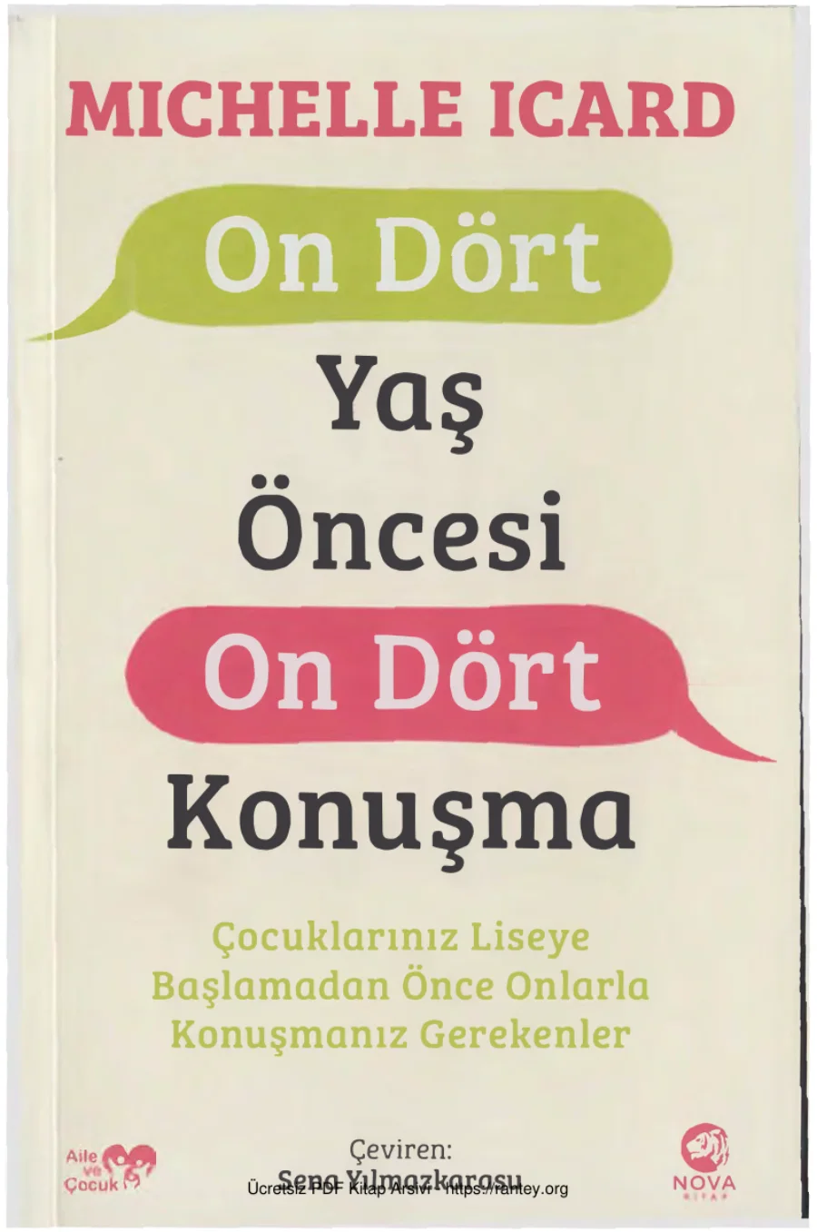 On Dört Yaş Öncesi On Dört Konuşma kapak görseli
