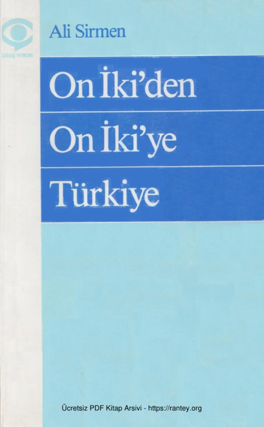 On İkiden On İkiye Türkiye kapak görseli
