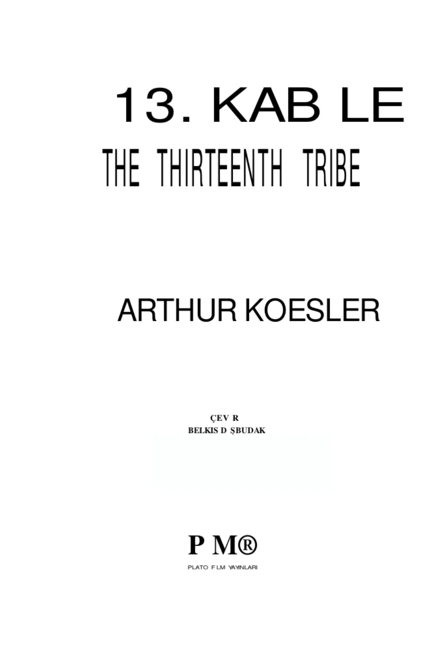 On Üçüncü Kabile PDF kitap kapağı