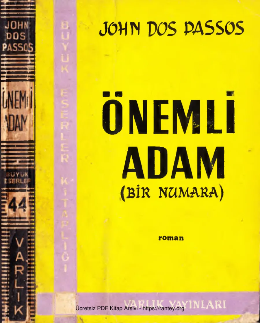 Önemli Adam Bir Numara kapak görseli