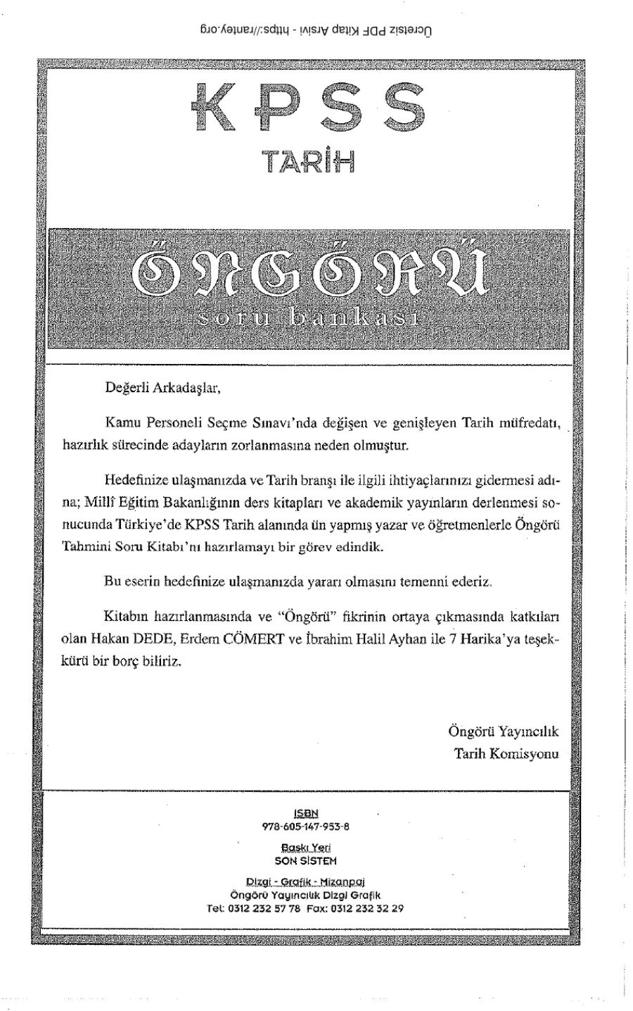 ÖNGÖRÜTARİHSORUBANKASI7HOCADAN kapak görseli