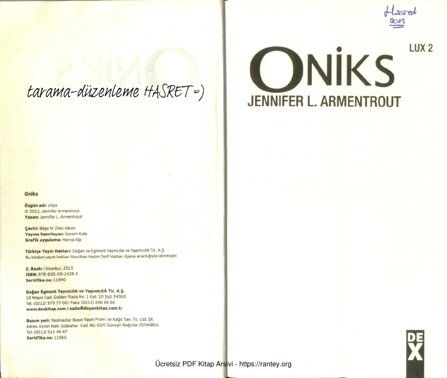Oniks Lux 2 kapak görseli
