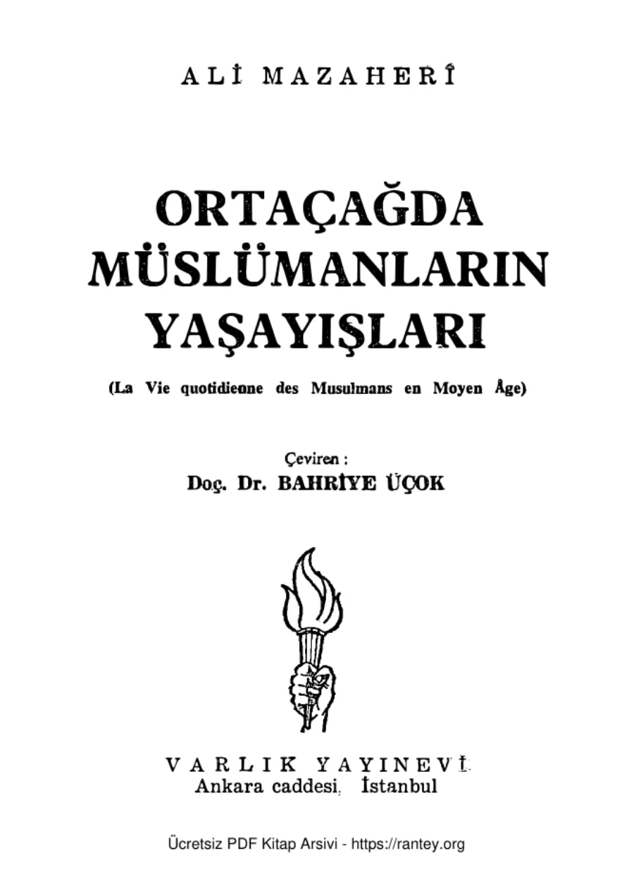 Ortaçağda Müslümanların Yaşayışları kapak görseli