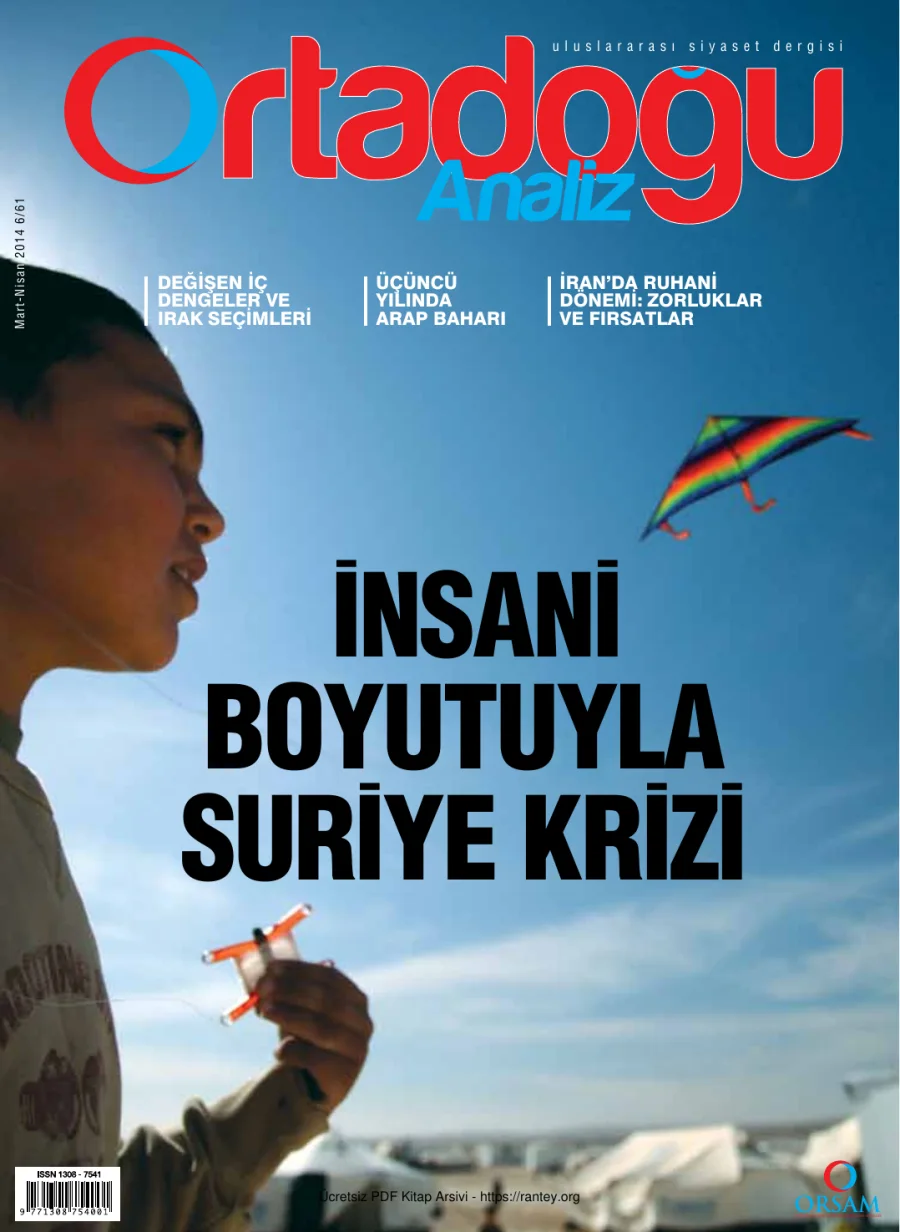 Ortadoğu Analiz Mart Nisan 2014 Cilt 6 Sayı 61 kapak görseli