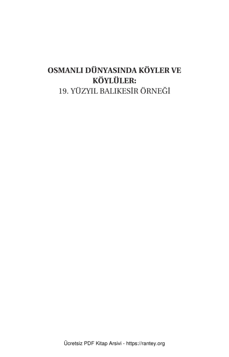 Osmanlı Dünyasında Köyler ve Köylüler kapak görseli
