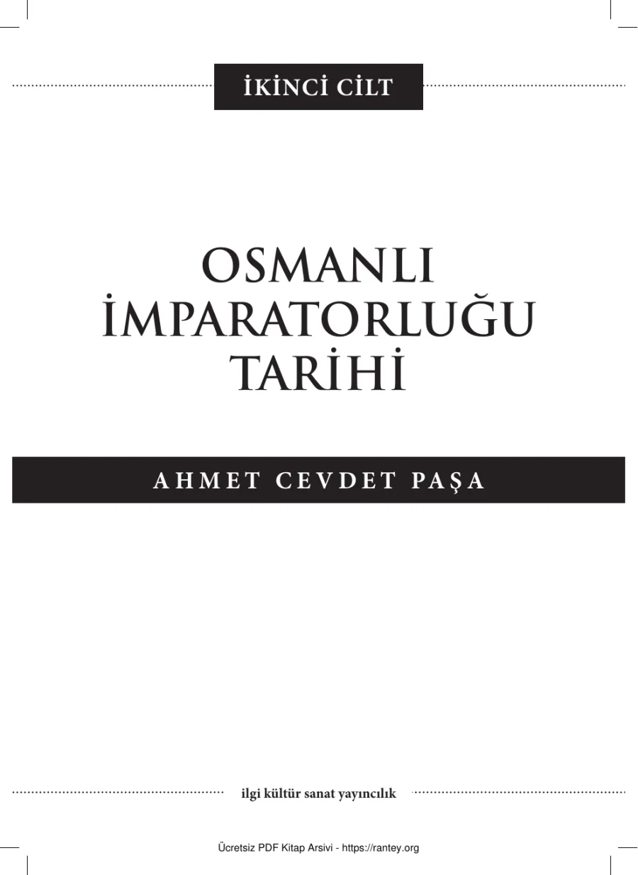 Osmanlı İmparatorluğu Tarihi 2 İlgi kapak görseli