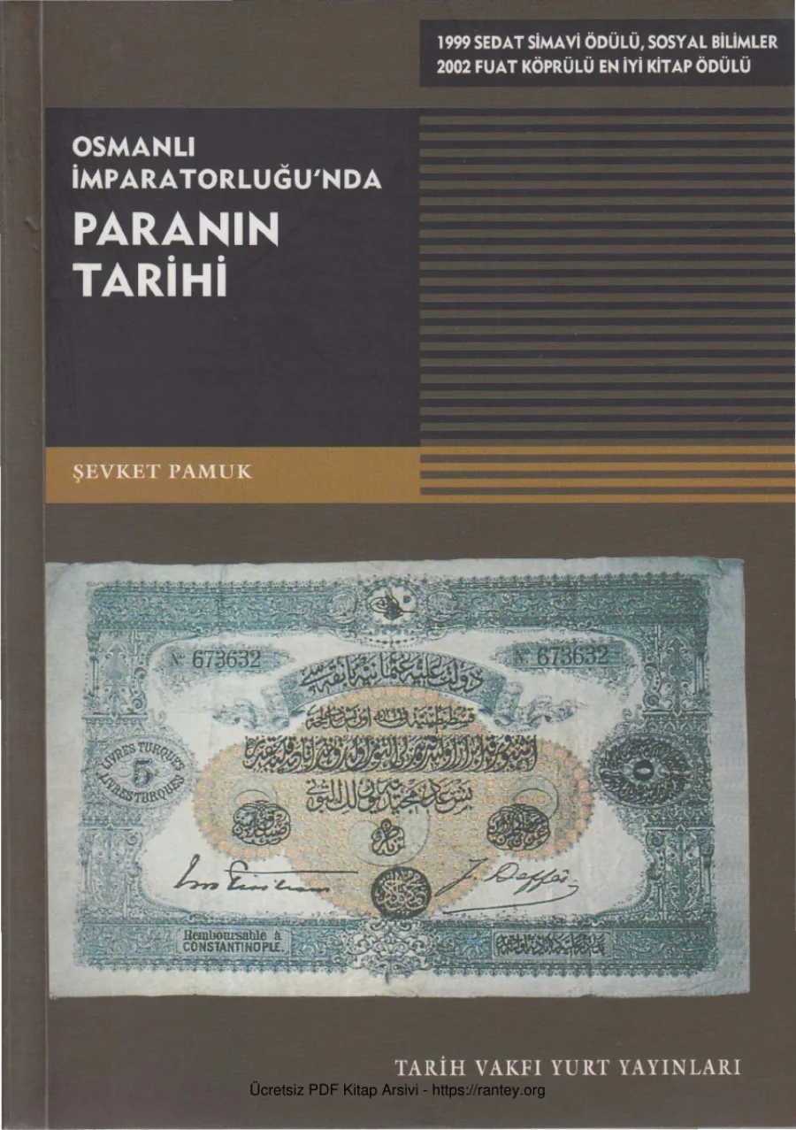 Osmanlı İmparatorluğunda Paranın Tarihi kapak görseli
