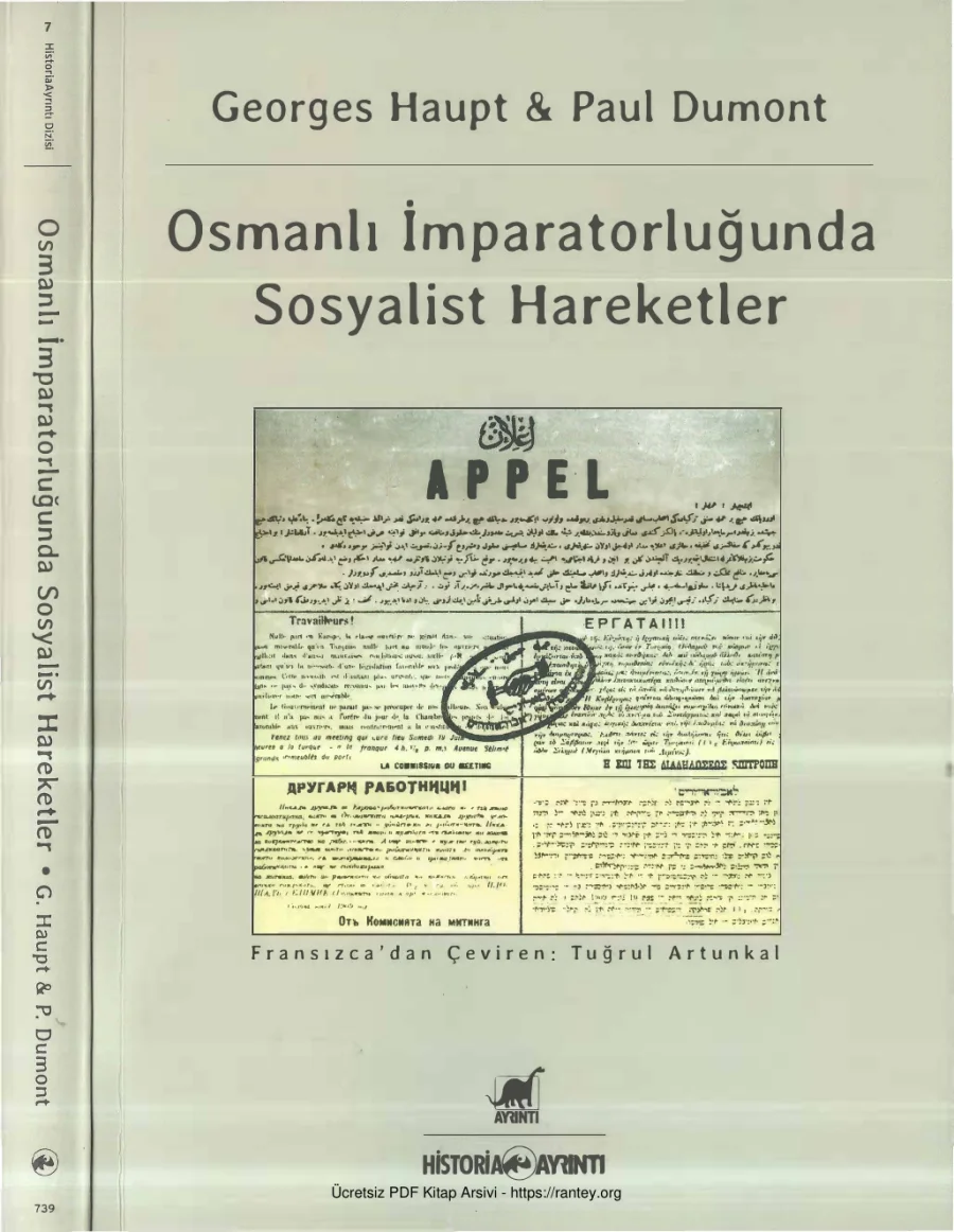 Osmanlı İmparatorluğunda Sosyalist Hareketler kapak görseli