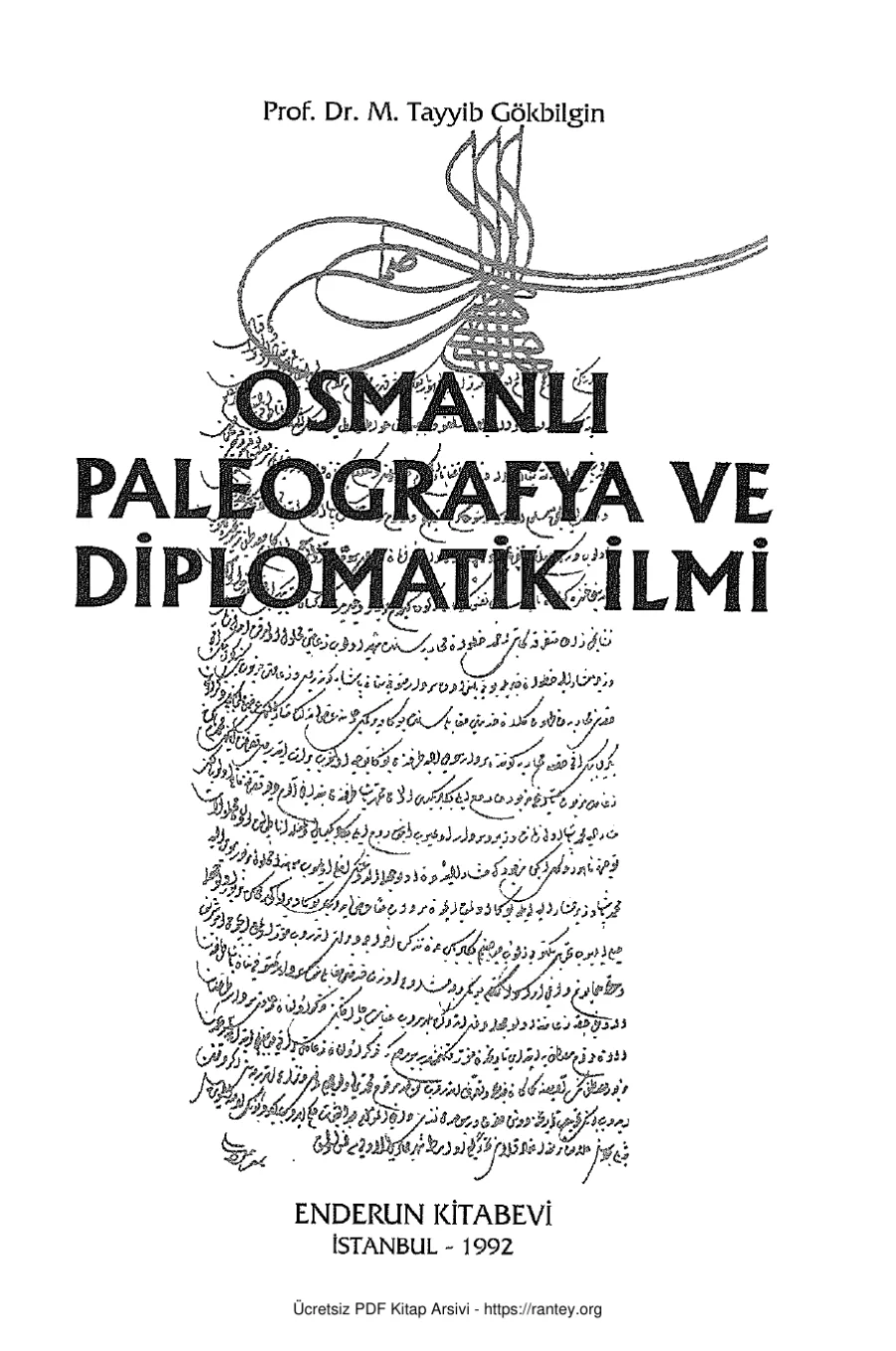 Osmanlı Paleografya ve Diplomatik İlmi kapak görseli