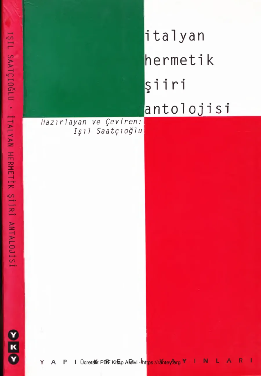 İtalyan Hermetik Şiiri Antolojisi kitap kapağı