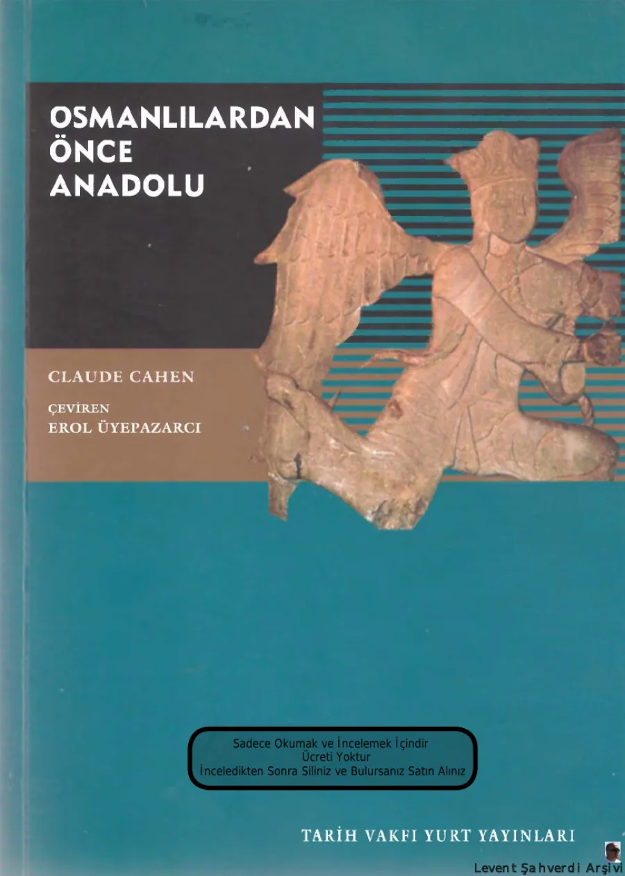 Osmanlılardan Önce Anadolu kapak görseli