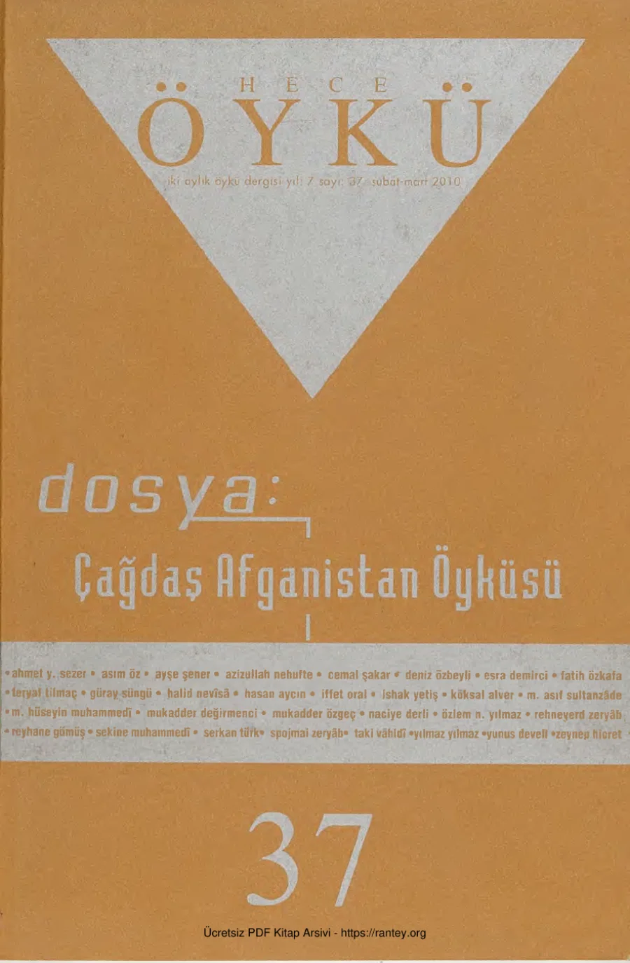 Öykü Sayı 037 kapak görseli