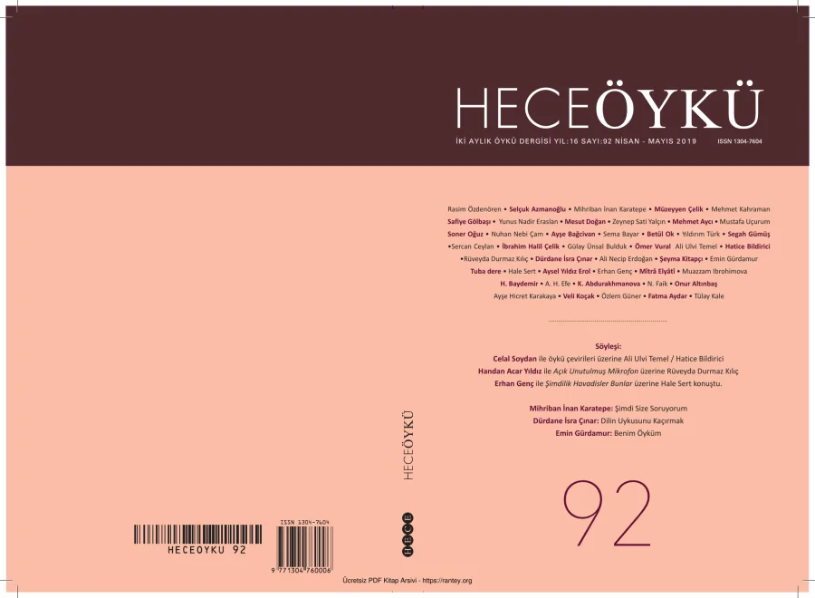 Öykü Sayı 092 kapak görseli