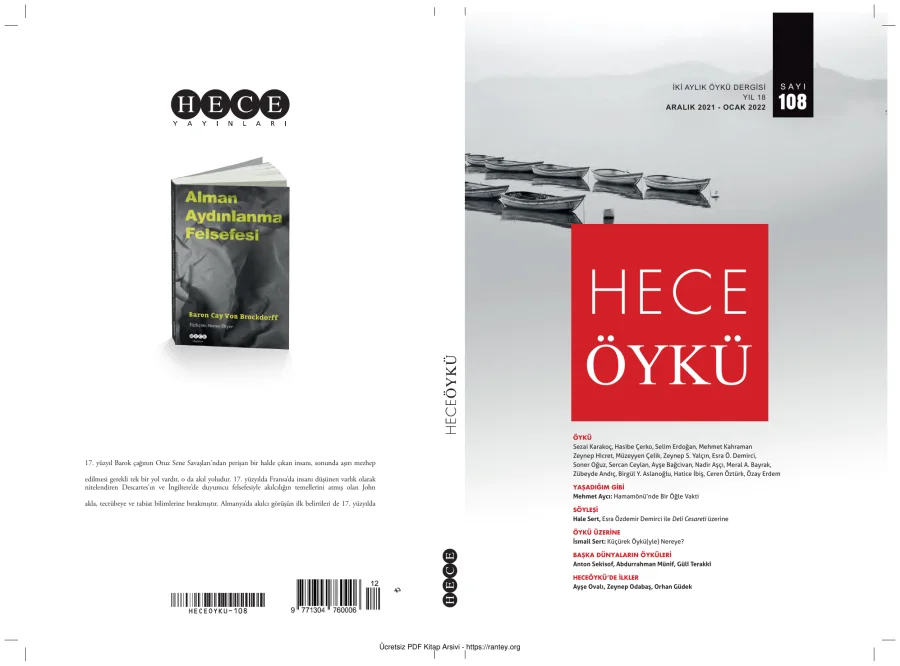 Öykü Sayı 108 kapak görseli
