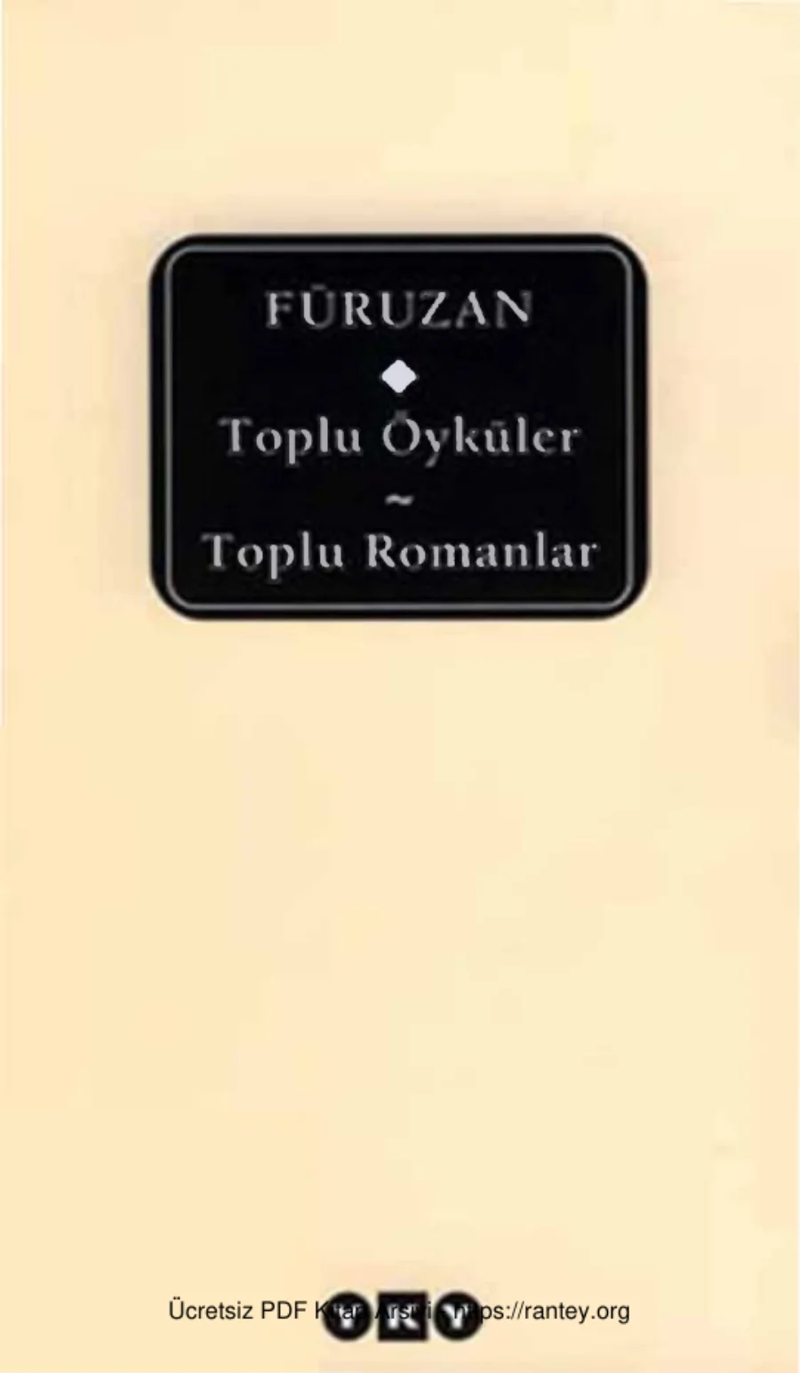 Öyküler Toplu Romanlar kapak görseli