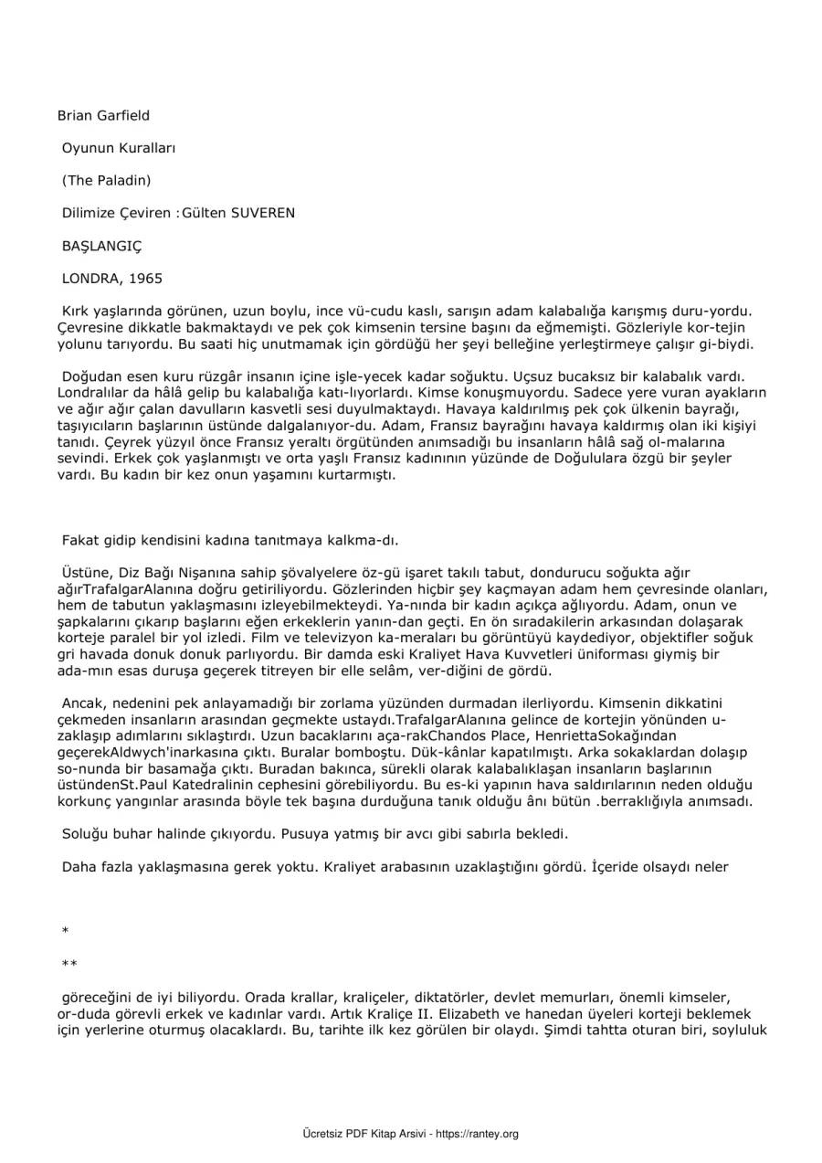 Oyunun Kurallari kapak görseli