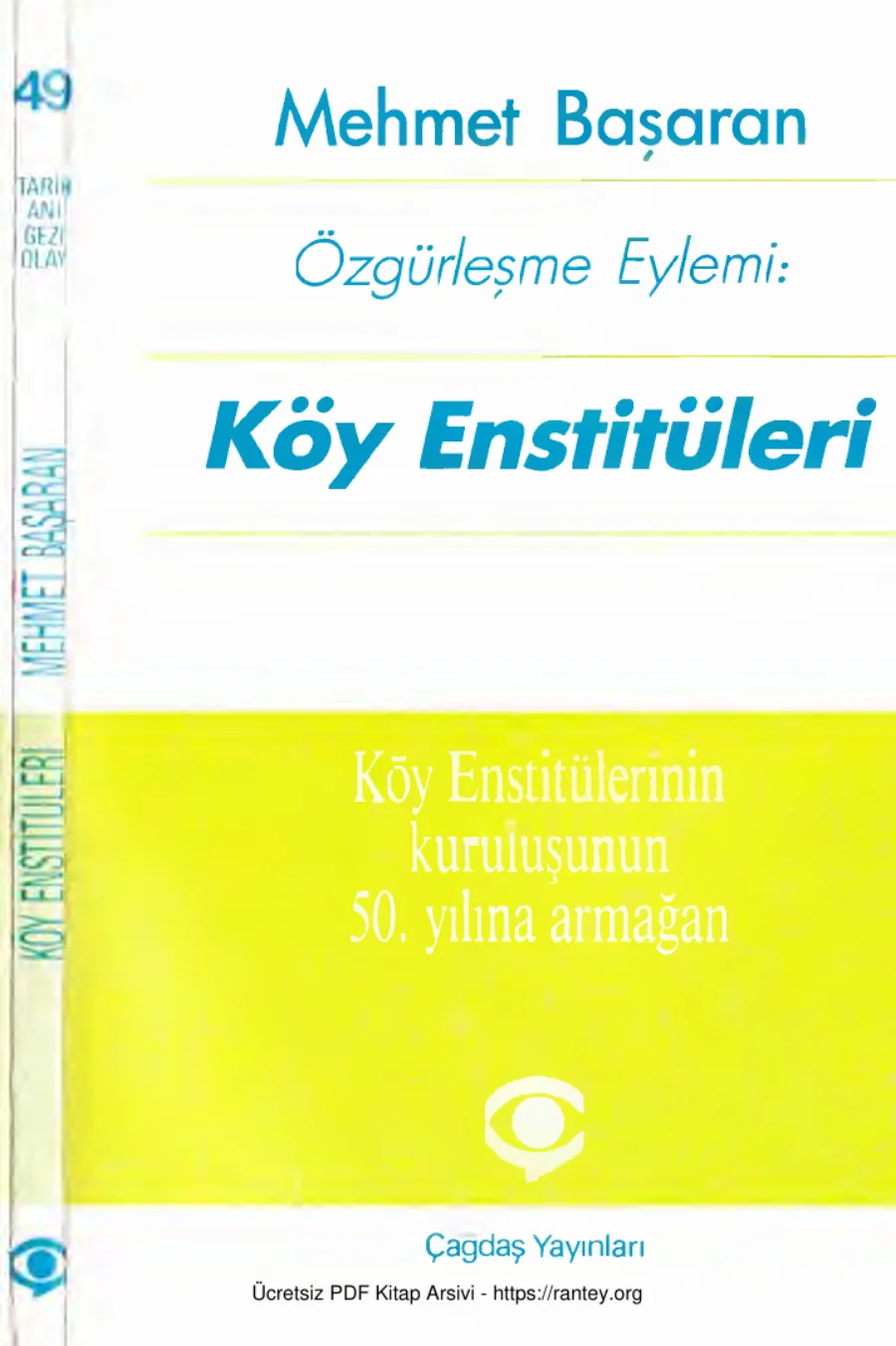 Özgürleşme Eylemi Köy Enstitüleri kapak görseli