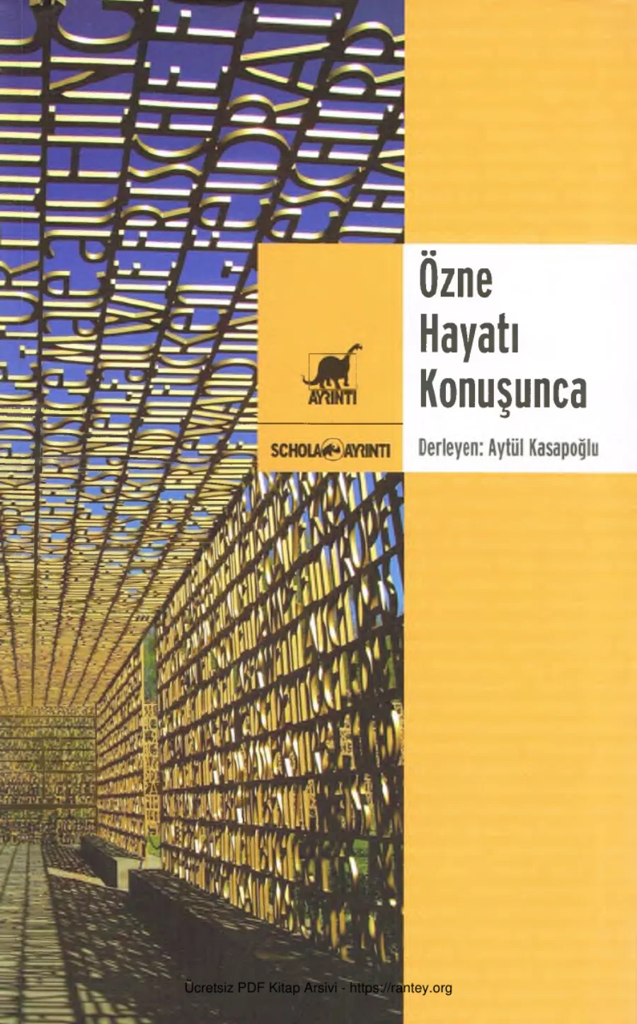 Özne Hayatı Konuşunca kapak görseli