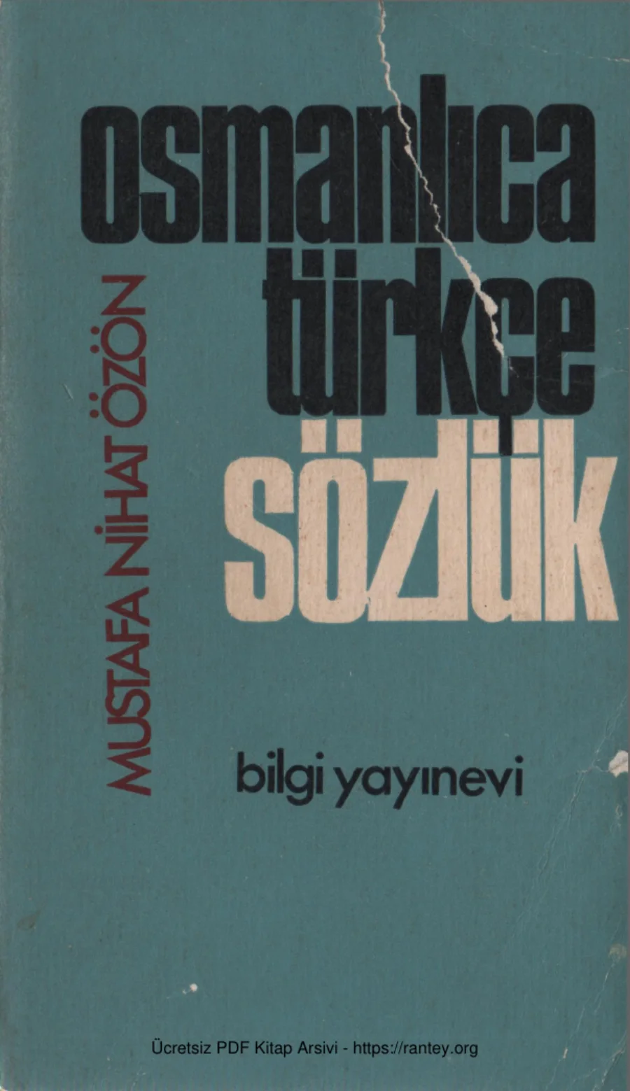 Özön Osmanlıca Türkçe Sözlük kapak görseli