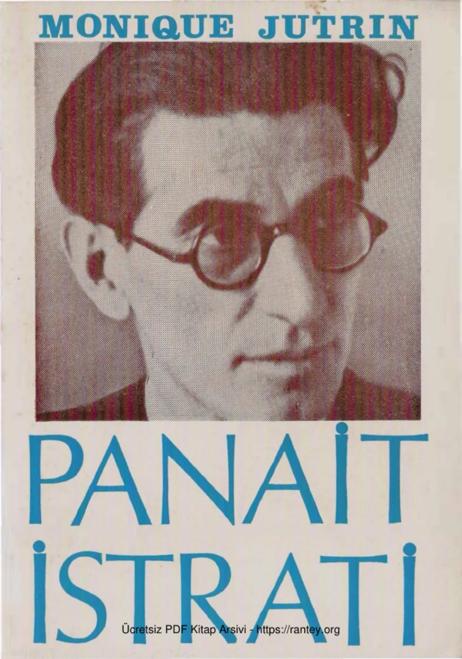 Panait İstrati kapak görseli