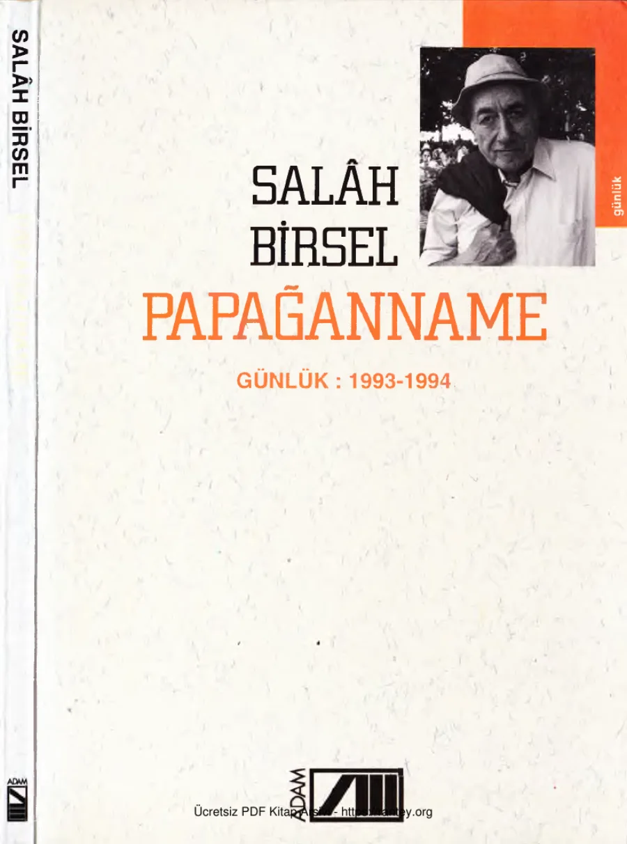 Papağanname: Günlükler 1993-1994 kapak görseli