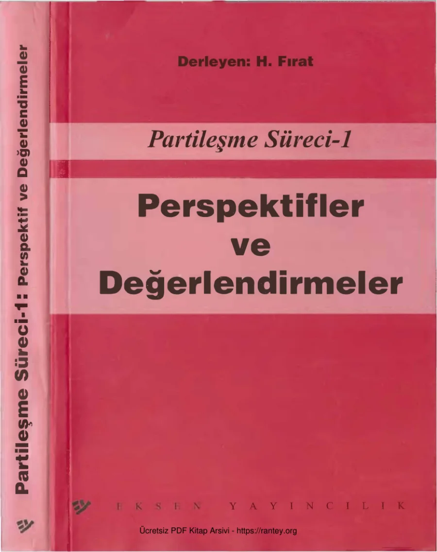Partileşme Süreci 1 Perspektifler ve Değerlendirmeler Derleyen H Fırat kapak görseli