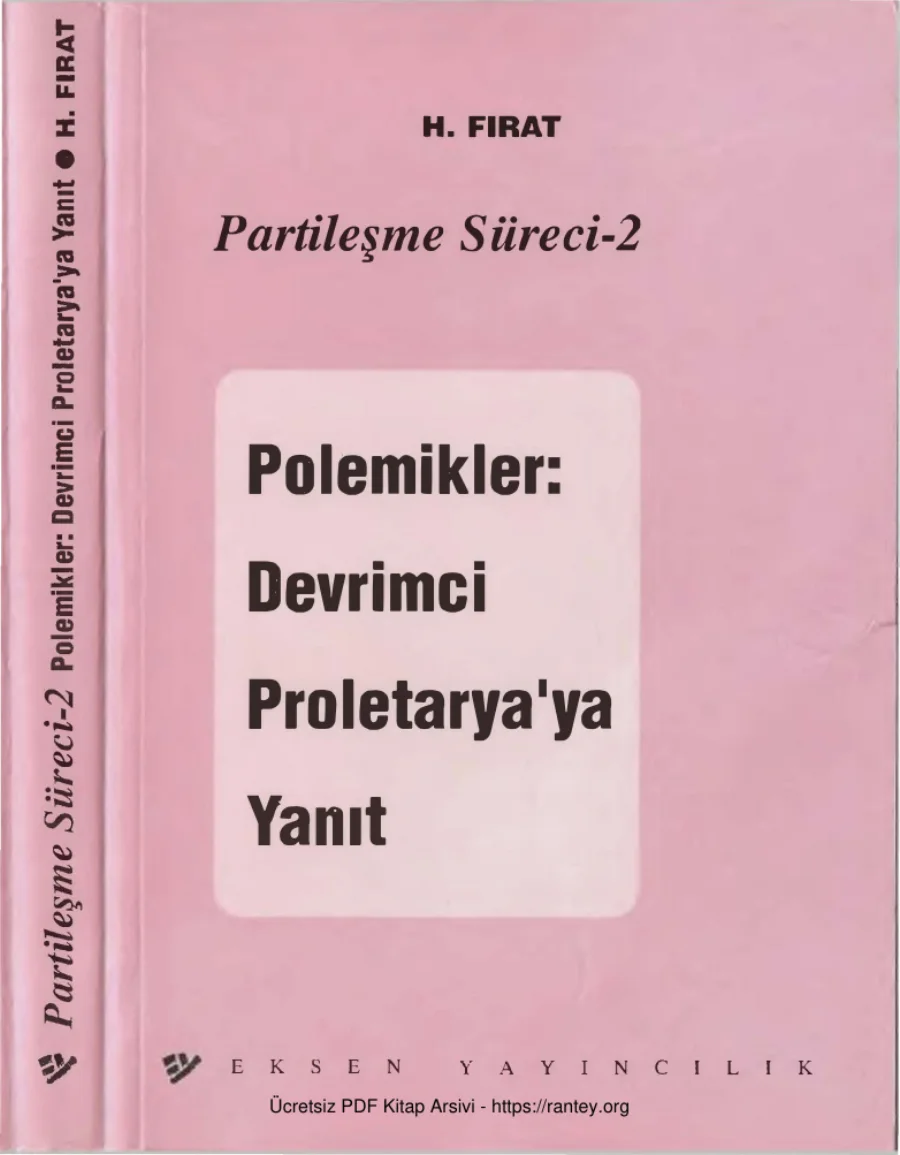 Partileşme Süreci 2 Polemikler Devrimci Proletaryaya Yanıt kapak görseli