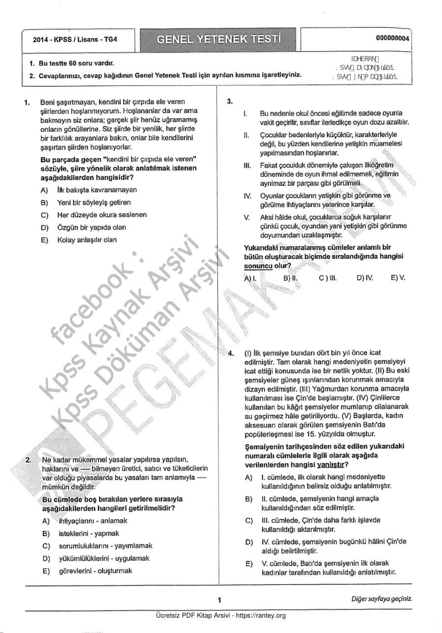 Pegem 2014 Tg 4 GyGk kapak görseli