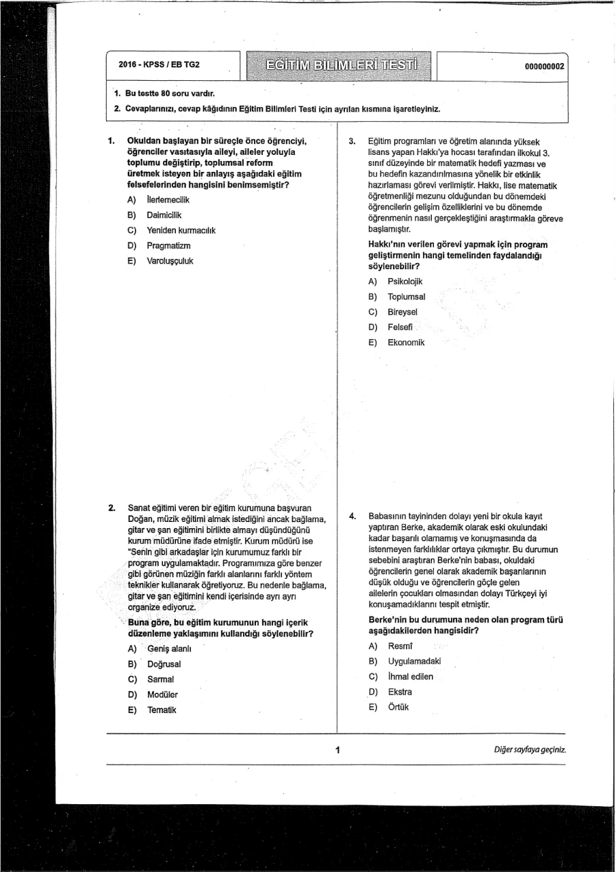 Pegem 2016 Tg2 Egitim kapak görseli