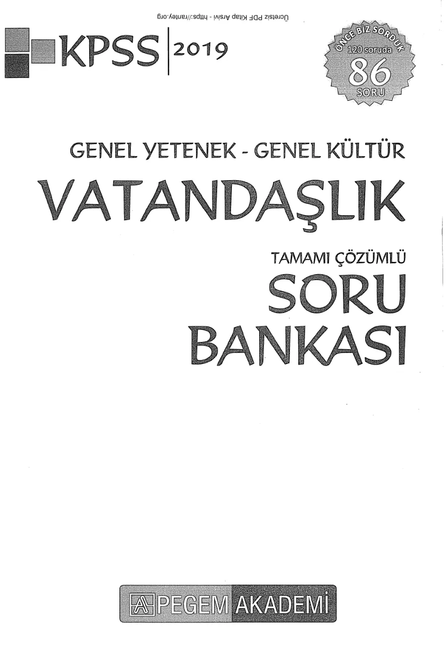 PEGEM VATANDAŞLIK SB kapak görseli