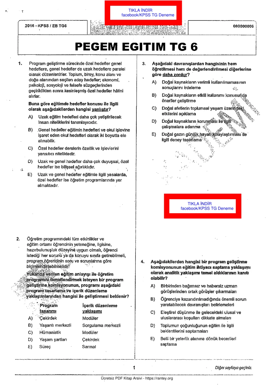 Pegem2016Tg6Egitim kapak görseli