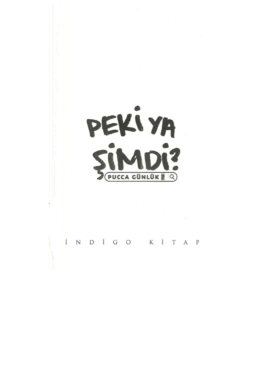 Peki Ya Şimdi? kapak görseli