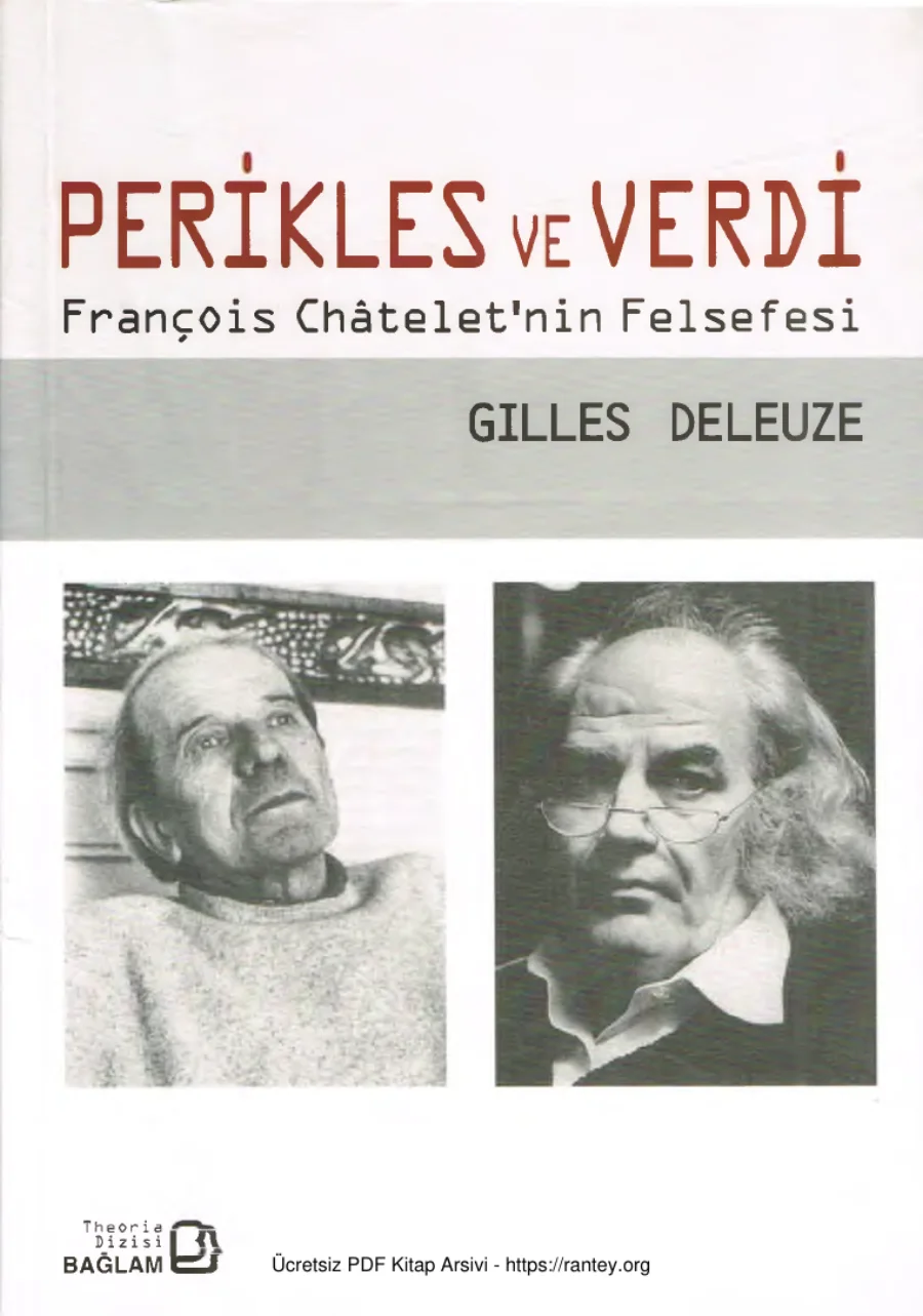 Perikles ve Verdi François Chateletnin Felsefesi kapak görseli