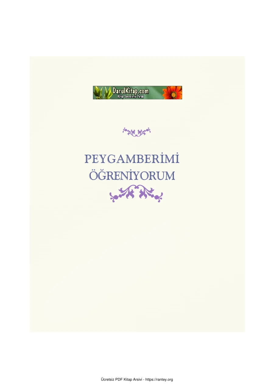 PEYGAMBERİMİ ÖĞRENİYORUM Ebu Abdulmumin Tekin Mıhçı kapak görseli