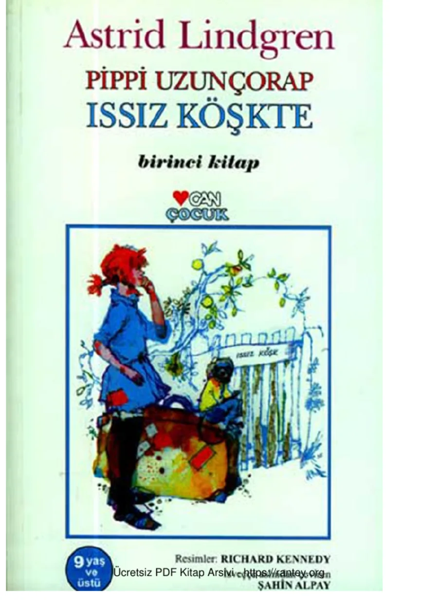 Pippi Uzunçorap Issız Köşkte Can Yayınları kapak görseli