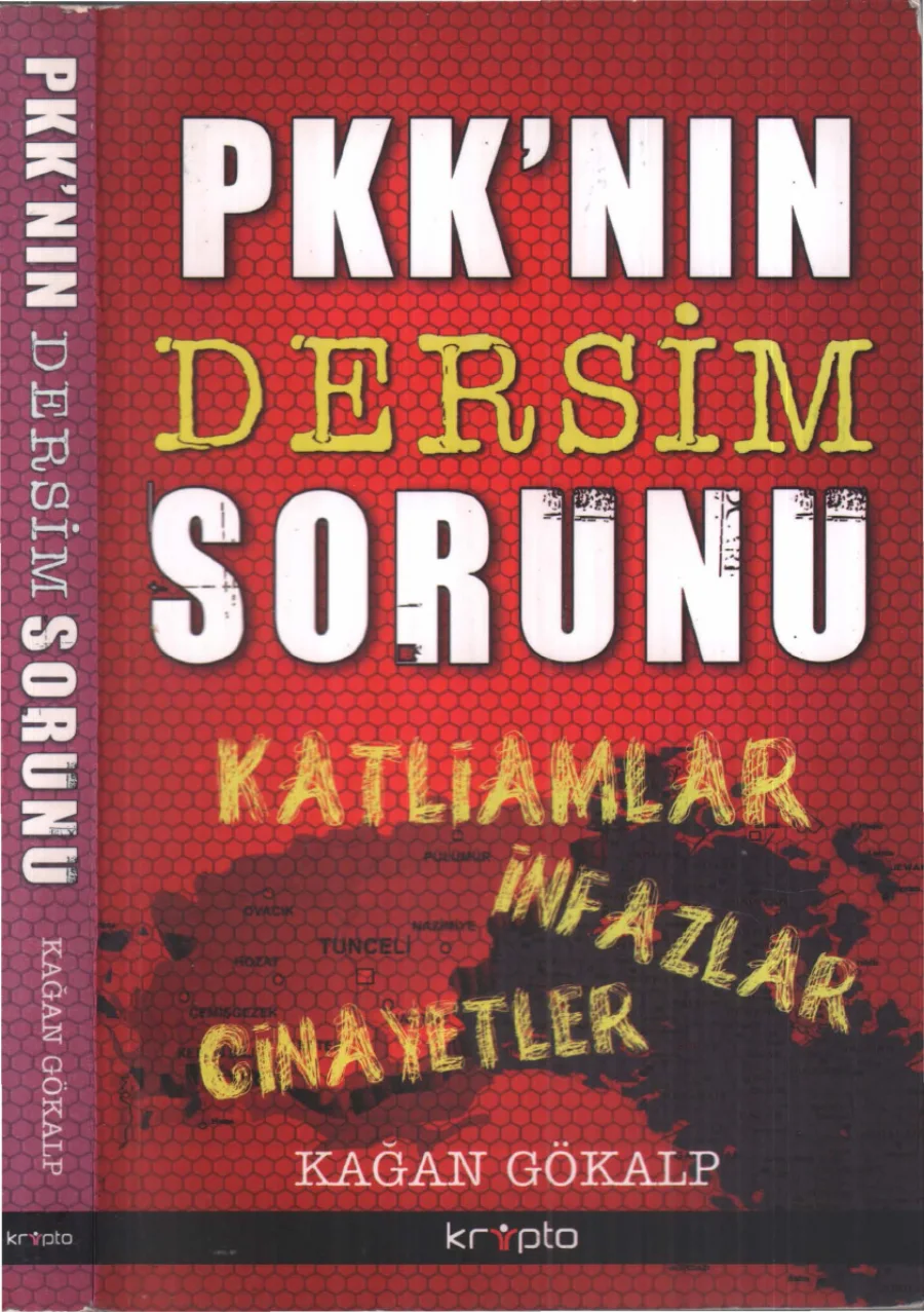 PKKın Dersim Sorunu kitap kapağı