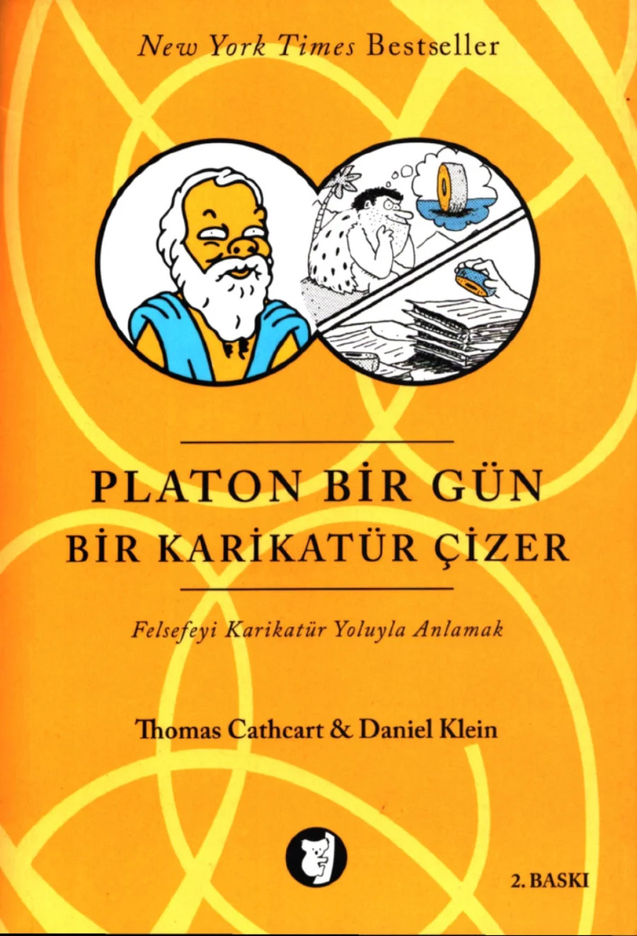 Platon Bir Gün Bir Karikatür Çizer kitap kapağı