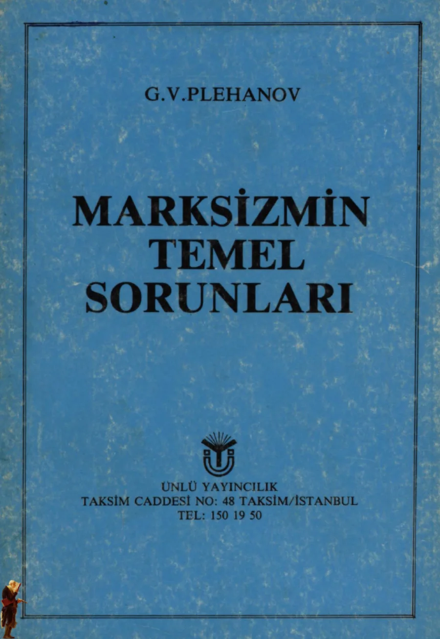 Plehanov Marksizmin Temel Sorunları kapak görseli