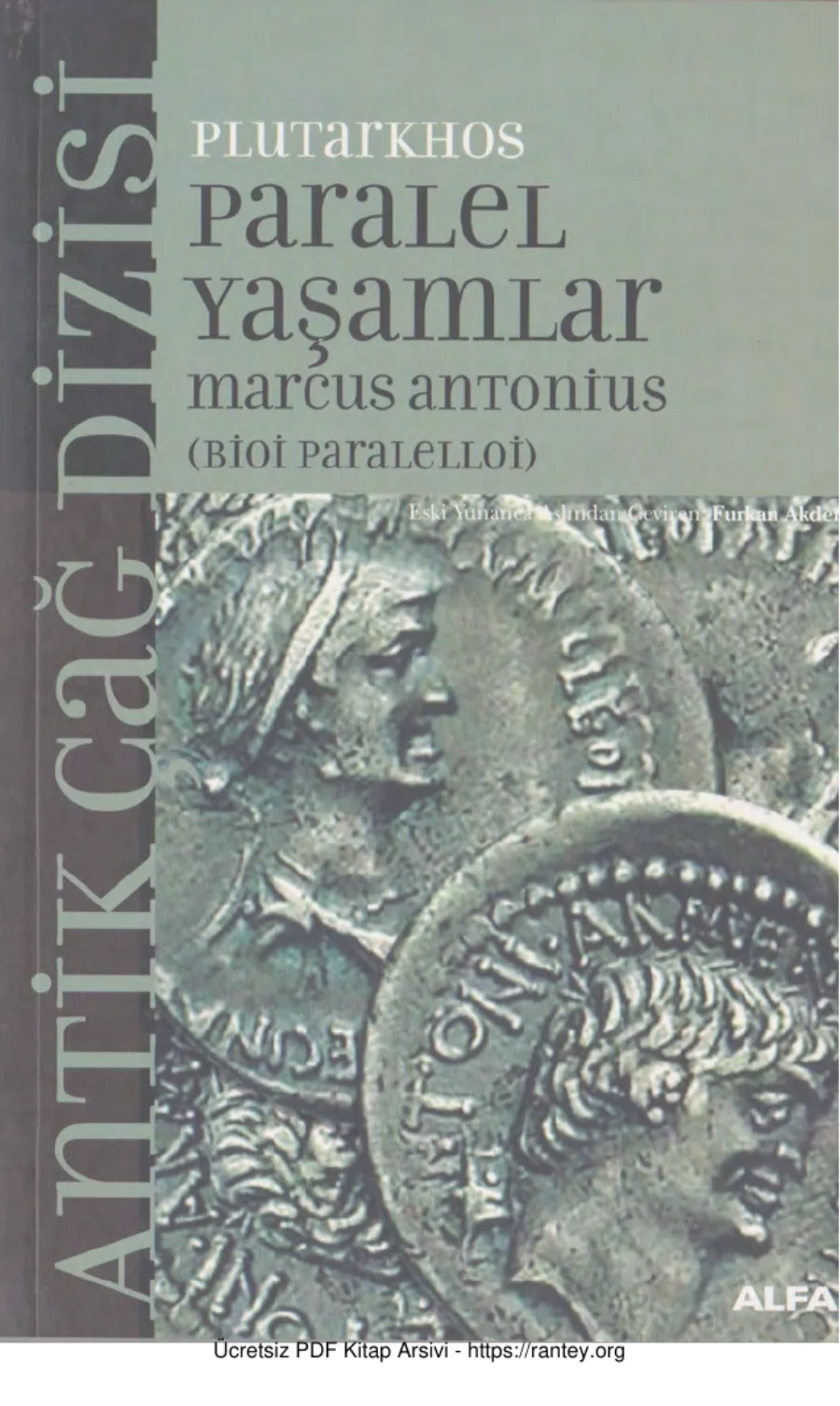 Plutarkhos Paralel Yaşamlar kapak görseli