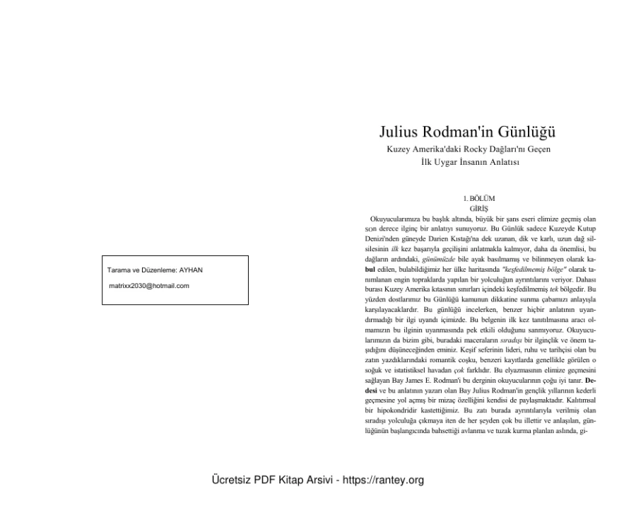 Poe Julius Rodmanin Günlüğüel kapak görseli