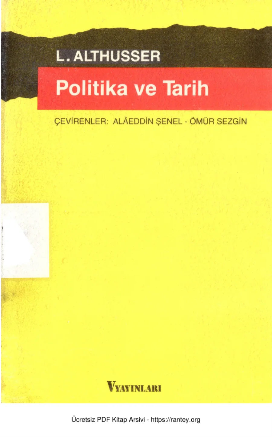 Politika ve Tarih kapak görseli