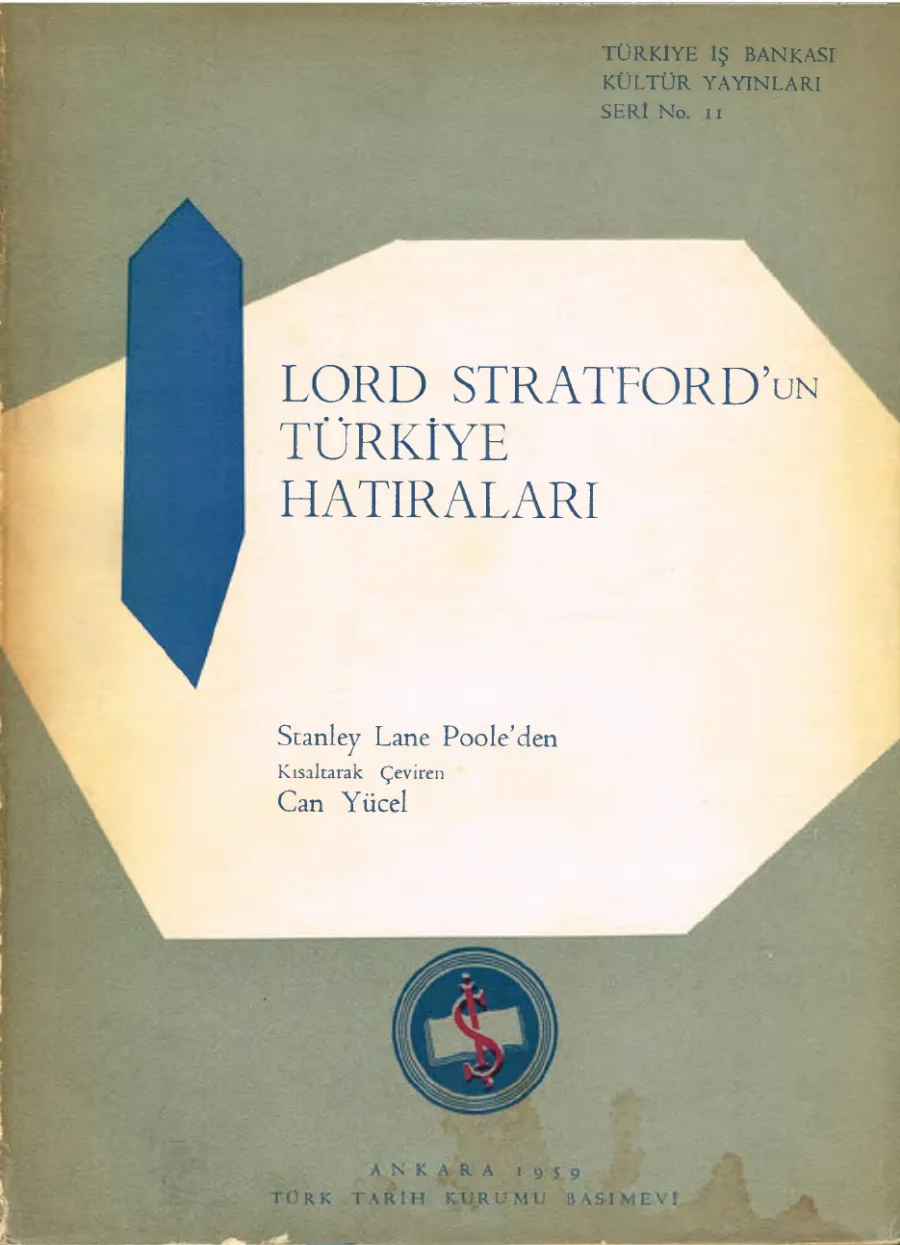Poole Lord Stratfordun Türkiye Hatıraları kapak görseli
