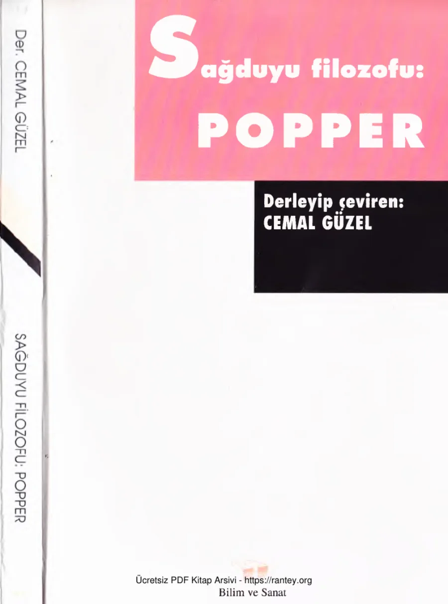 Popper Sağduyu Filozofu kapak görseli