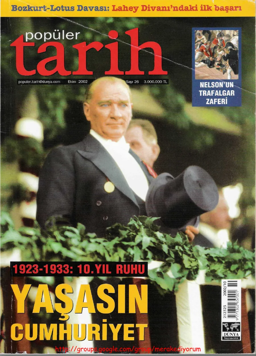 Popüler Tarih Ekim 2002 Sayi 26 kapak görseli