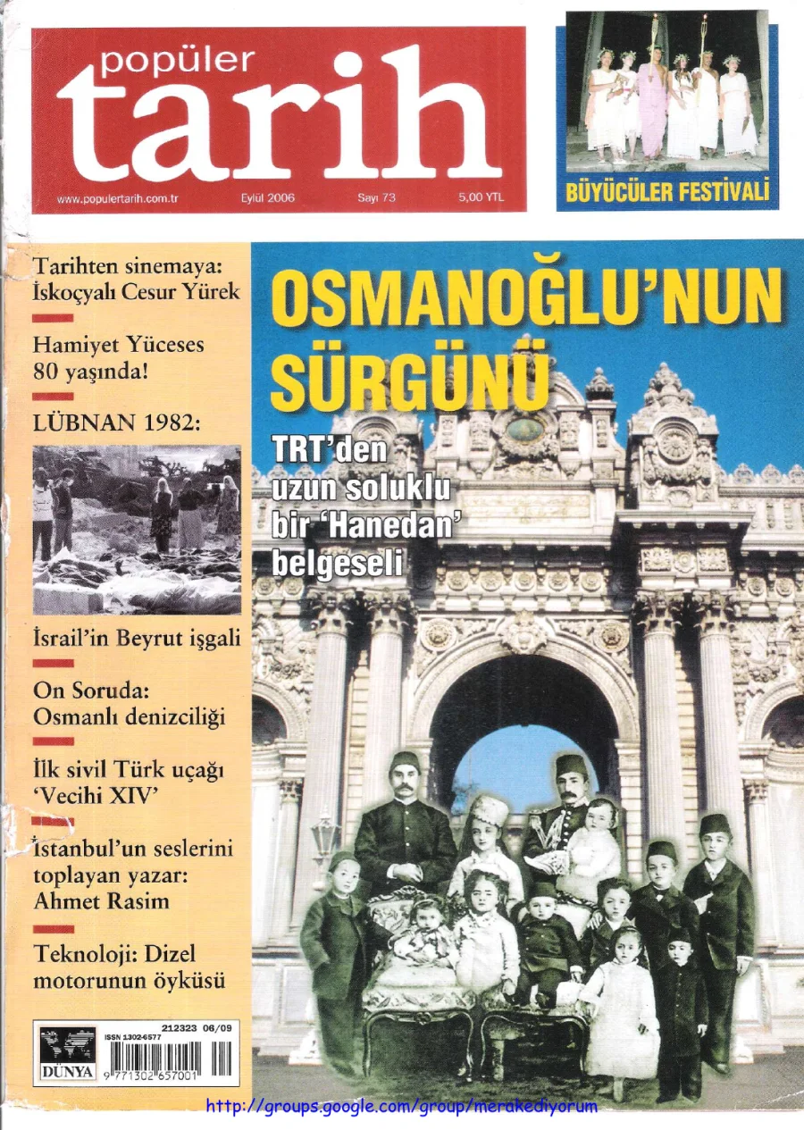 Popüler Tarih Eylul 2006 Sayi 73 kapak görseli